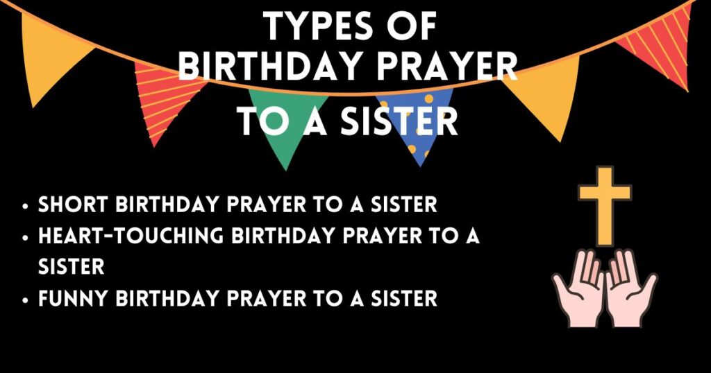 ypes of Birthday Prayer to a Sister