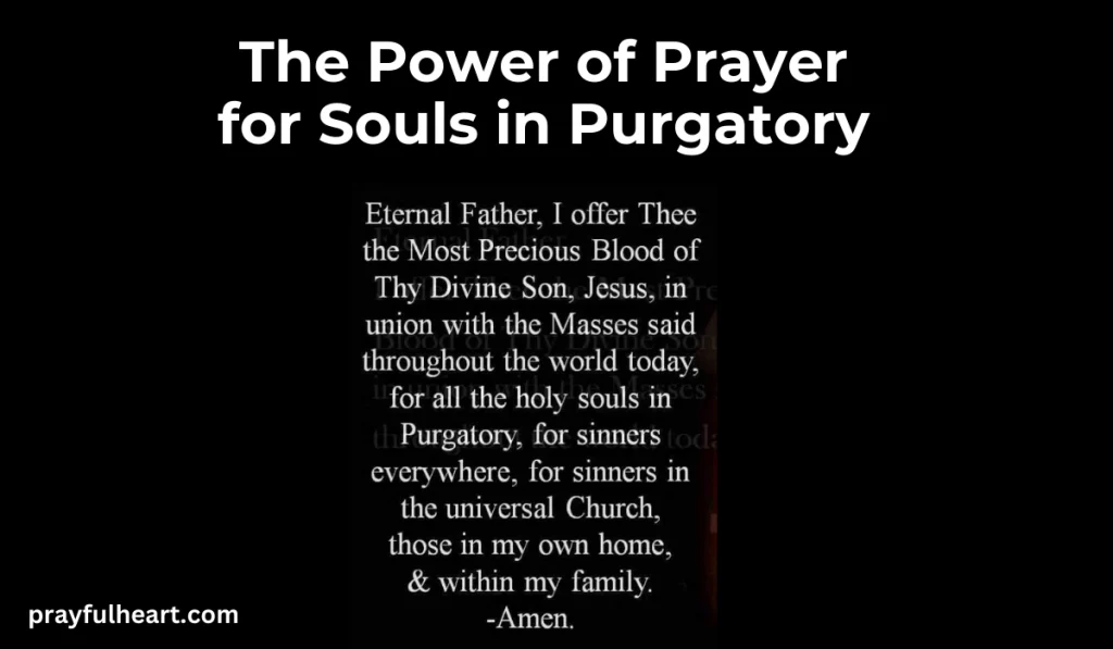 Prayer for Souls in Purgatory