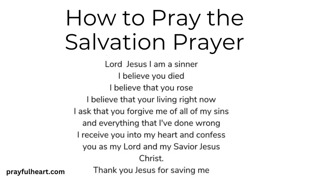 Salvation Prayer