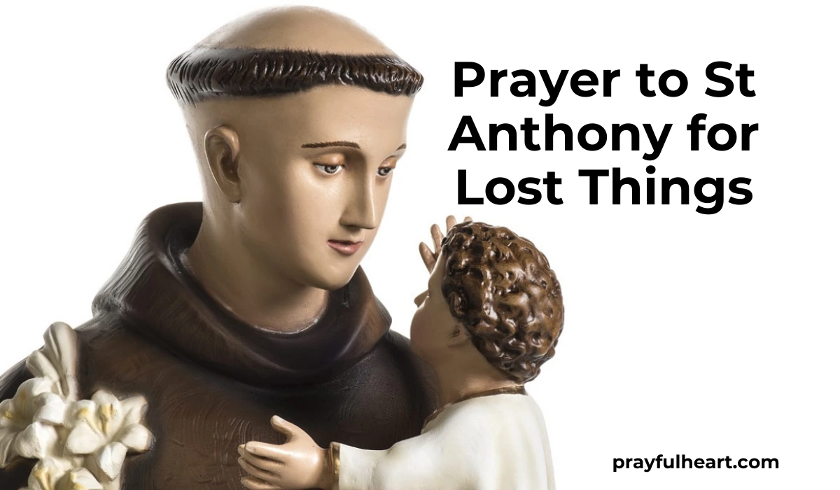 Prayer to St Anthony for Lost Things