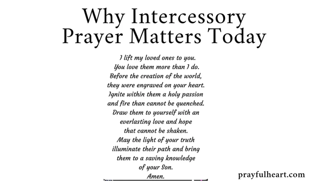 What is Intercessory Prayer